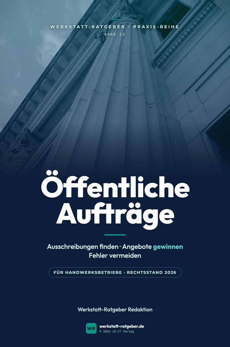 Cover: Öffentliche Aufträge für Handwerksbetriebe