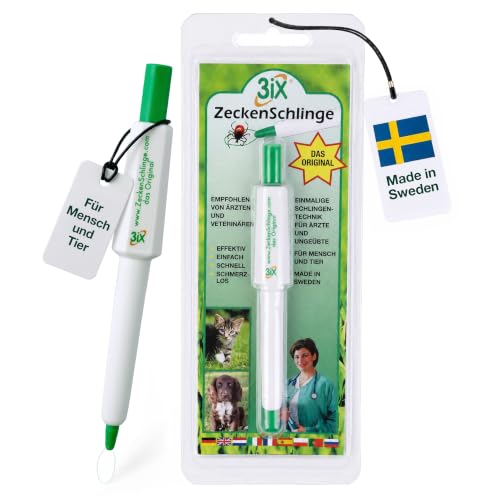 3iX Zeckenschlinge — das Original aus Schweden (Zeckenentferner)