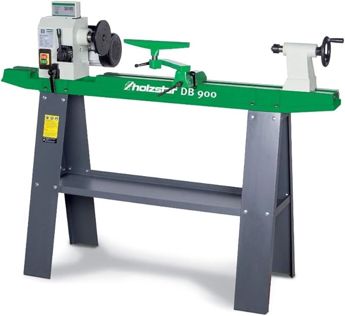 Holzstar DB 900 Drechselbank (550 W, stufenlos, 465 mm Spitzenweite)