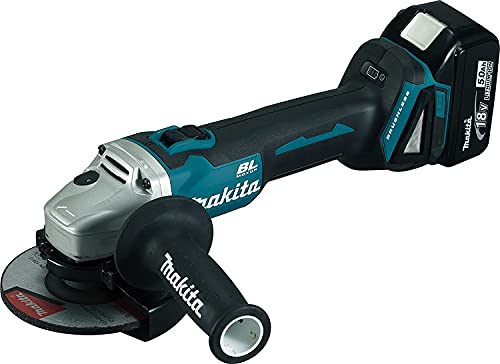 Makita DGA504RTJ Akku-Winkelschleifer 125mm 18V (2x 5,0 Ah, MAKPAC, inkl. Ladegerät)