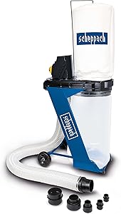 Scheppach DC500 Späneabsaugung (230 V, 100 mm, mit Adapter-Set)