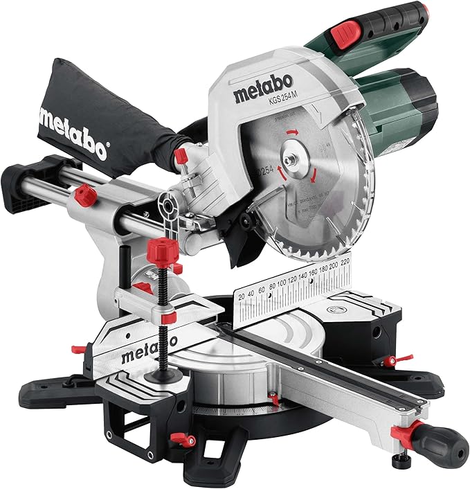 Metabo KGS 254 M Kapp- und Gehrungssäge (1800 W, Sägeblatt 254 mm)