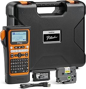 Brother P-touch E550W Industrie-Beschriftungsgerät (WLAN, Akku)